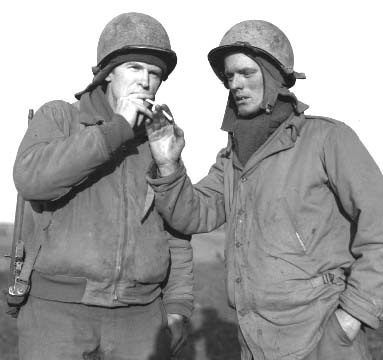 59. Two 41st Tank Battalion men