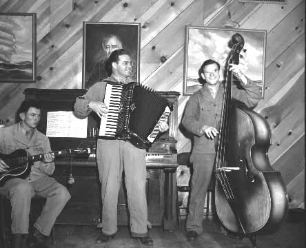 171. Dino Belli Trio entertains troops.