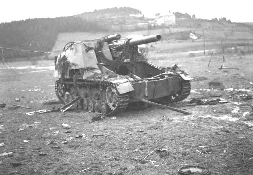 210. Tank suffered direct hit.
