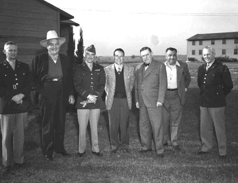 614. General Kilburn and others at Camp Cooke.