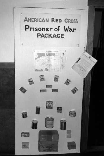 800. American Red Cross POW display